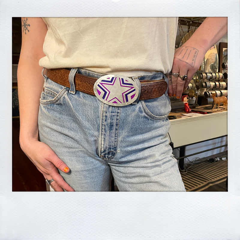 BIG STAR BELT BUCKLE