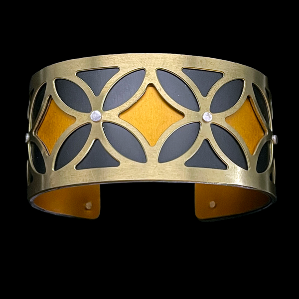 BINGO CUFF TWO-TONE SMALL BRASS