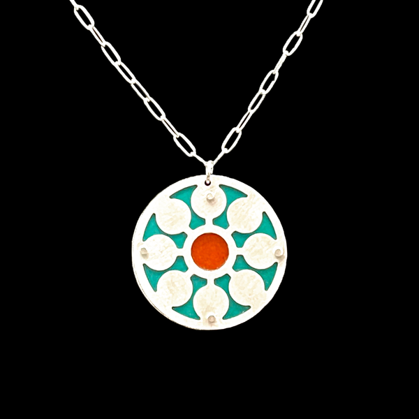 CHARM NECKLACES - DAISY 1.25"