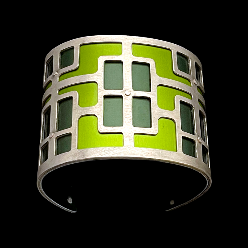 MID CENTURY CUFF TWO-TONE LARGE