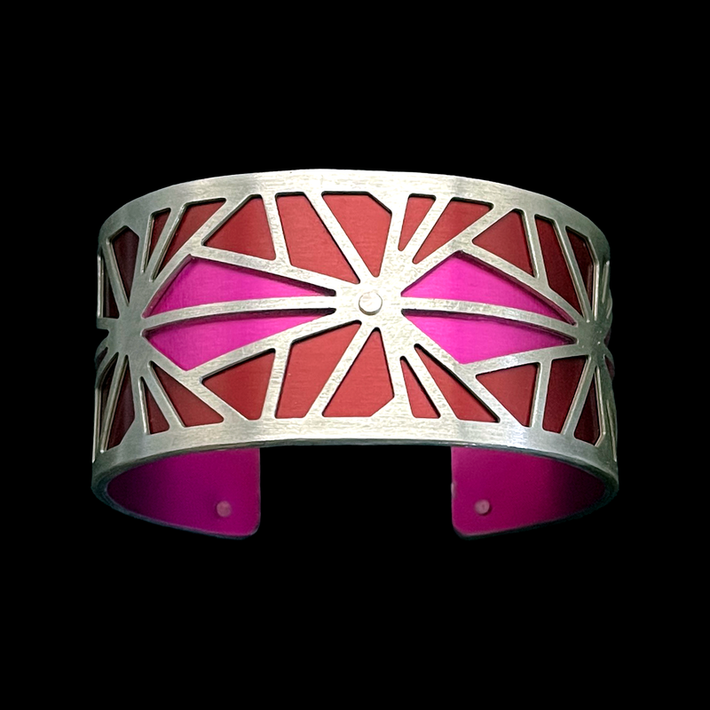 ORIGAMI CUFF TWO-TONE SMALL