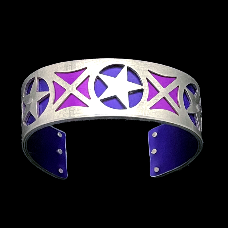 SALE - TINY STAR CUFF TWO-TONE EXTRA SMALL